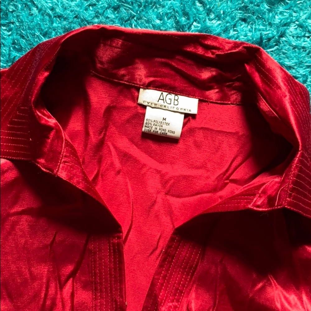 Ruby vintage glossy button down shirt - Picture 4 of 11